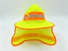 Black non-woven fabric disposable net cap, strip-shaped Christmas hat, canvas plush pumpkin shaped, summer outdoor sun protection hat, sanitation hat, night reflective fisherman hat, men's and women's sun protection and UV-blocking fishing hat Specification image